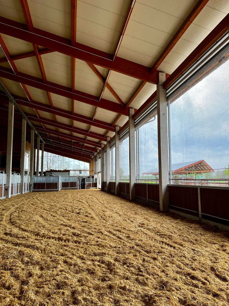 ca. 500 qm Liegefläche pro Gruppe