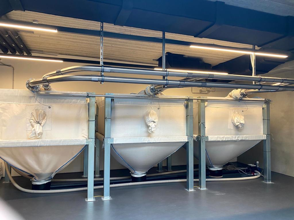 Indoor Pellet Gewebetanks