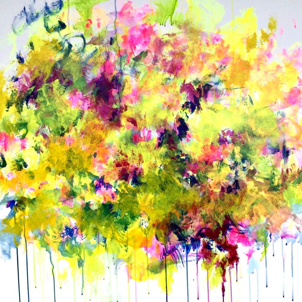 Grand jaune 2020- 100x100 cm 