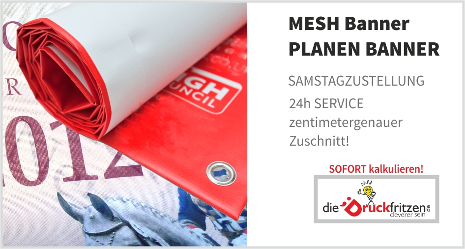 Mesch Banner Planen Banner kalkulieren