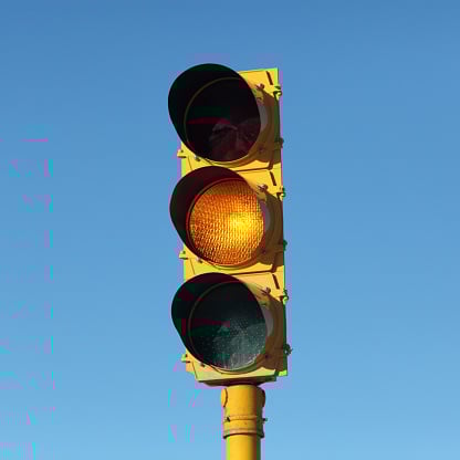 Aktueller Corona-Stand ("Corona-Ampel"): Hellgelb