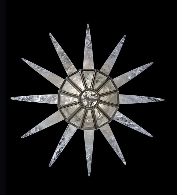 rock Crystal chandelier.Alexandre VOSSION DESIGN