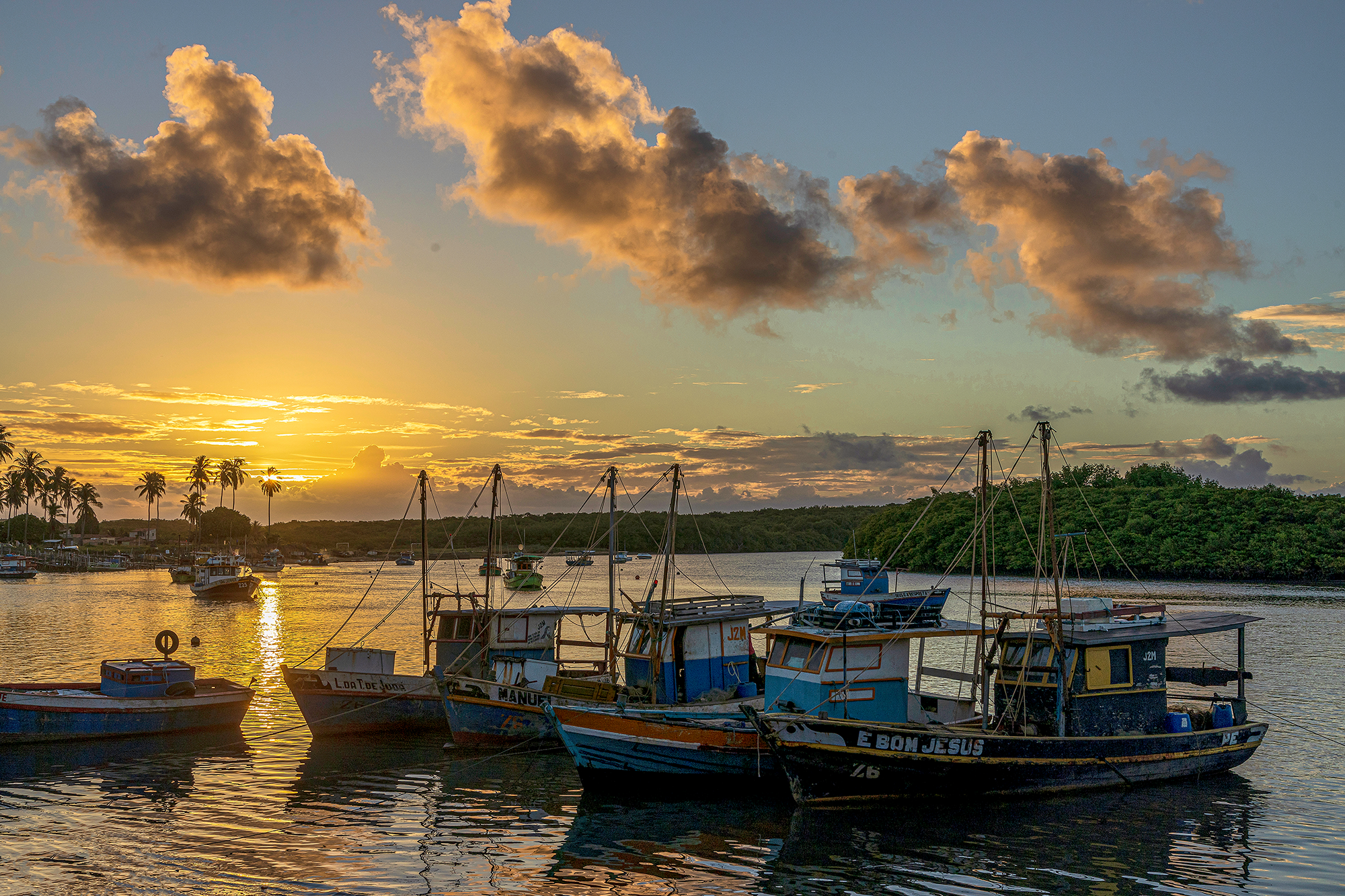 Fishing port in Barra de Sirinhaém