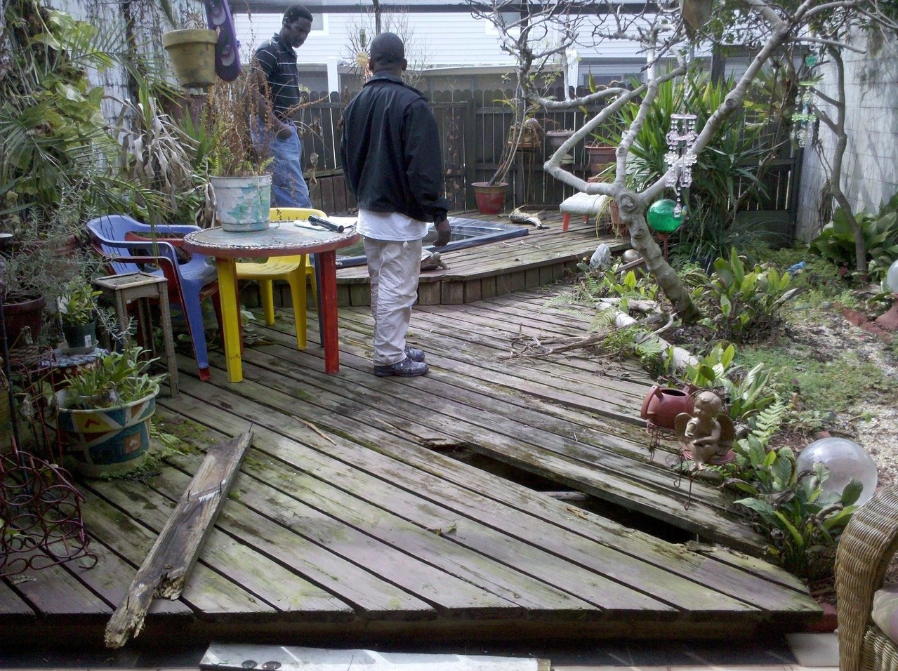 Patio Remodel Before