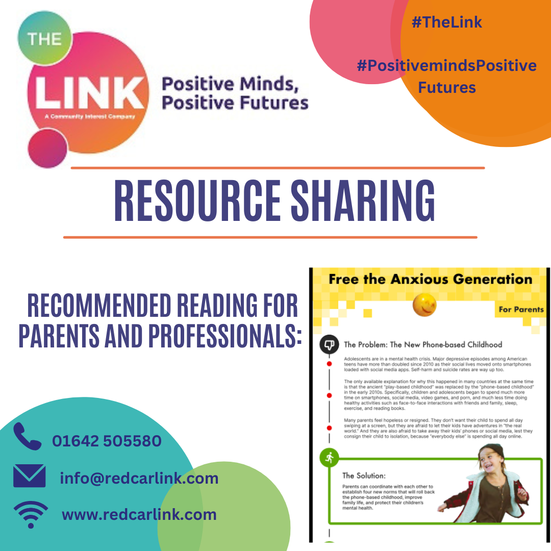 Recommendation for parents and professionals  "The Anxious Generation Resources"