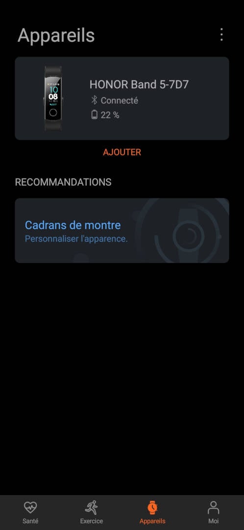 Applicatio Huawei Health