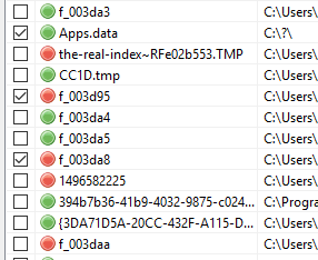Recuva - récupération de données