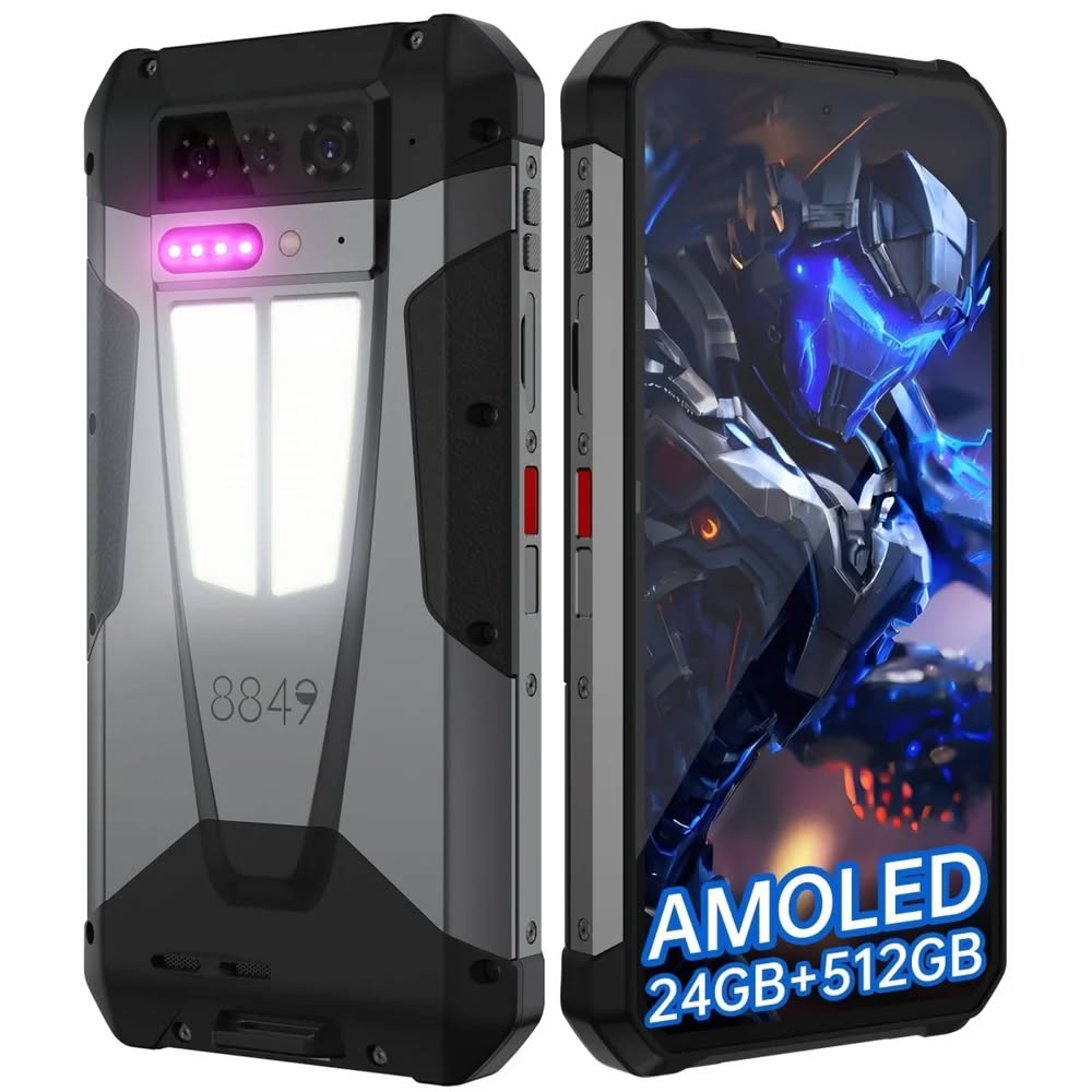 Test 8849 Tank 4 : un smartphone antichoc longue autonomie avec projecteur 720P et caméra infrarouge