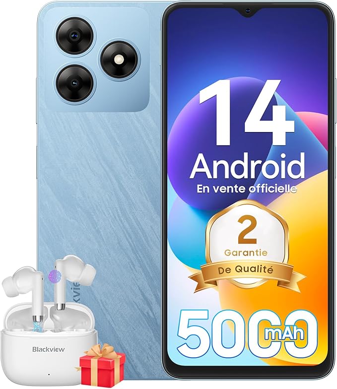 Le smartphone BLACKVIEW WAVE 8C en promo à 69.9€ avec des écouteurs offerts