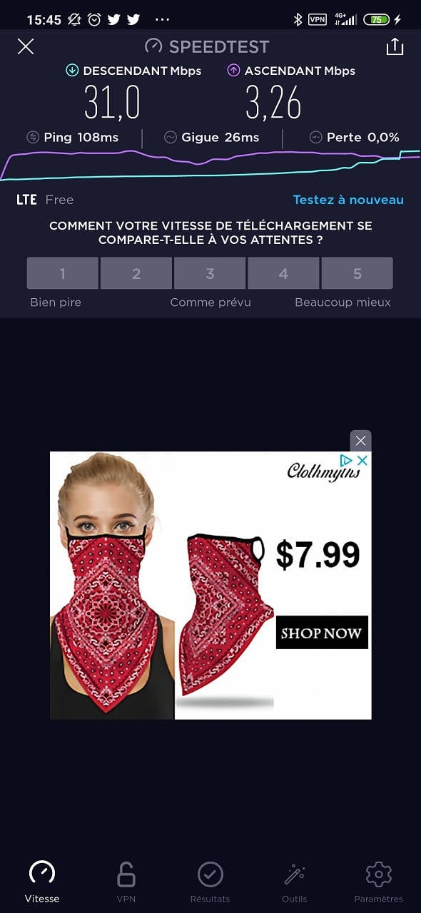 Débits IPVanish Android VPN Serveur US à New Yorke