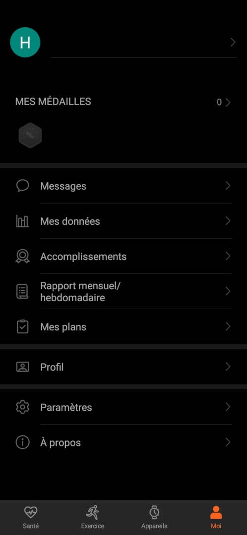 Application Huawei Health