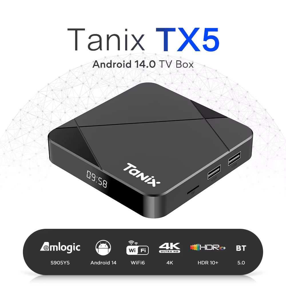 Tanix TX5 : la première box TV sous Amlogic S905Y5