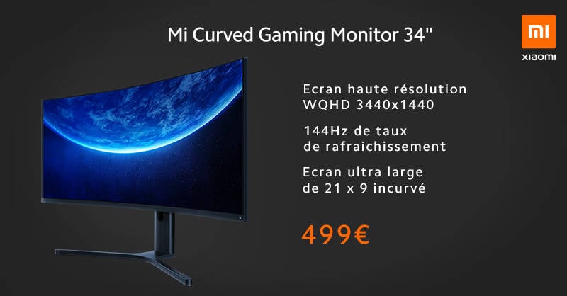 Xiaomi Mi Curved Gaming Monitor 34