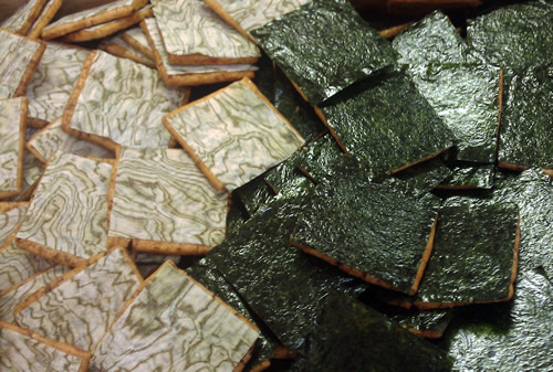 今日のおせんべい　焼き海苔