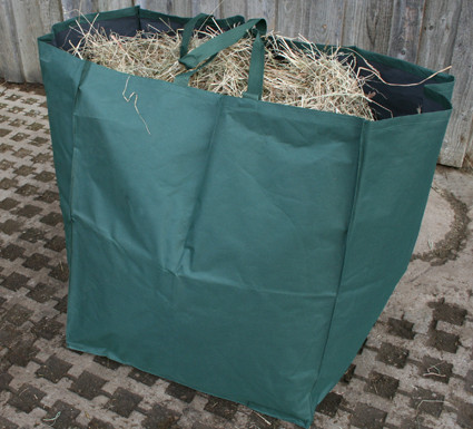 Gleich mitbestellen: Heutasche zum leichten Befüllen der Netze, für max. 12 kg Heu