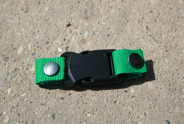 Steckverschluss geschlossen, Rückseite