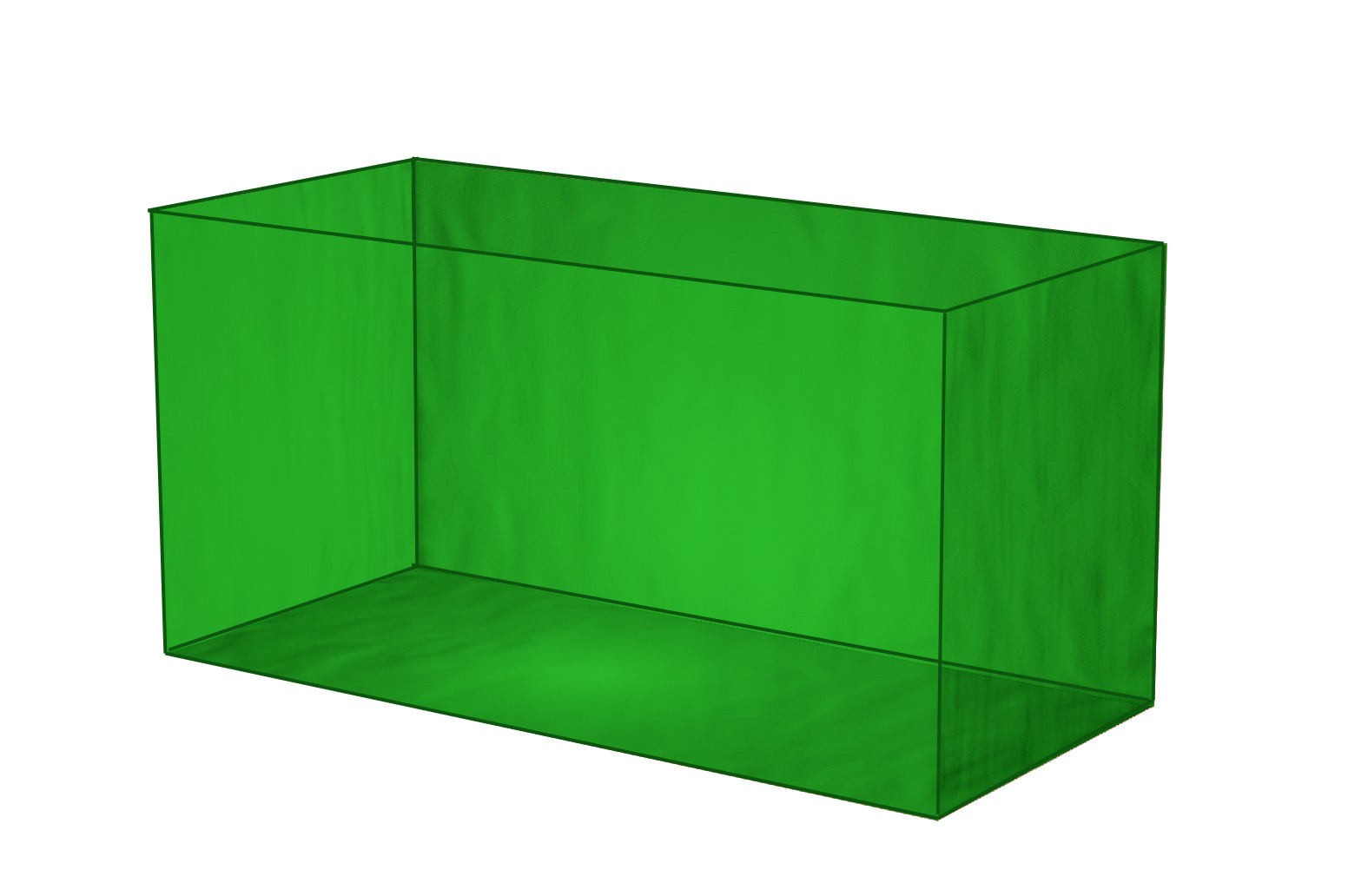 Großer Netzsack oben offen. 