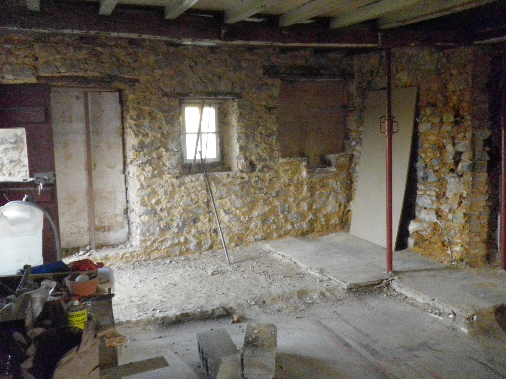 après le passage des burins...