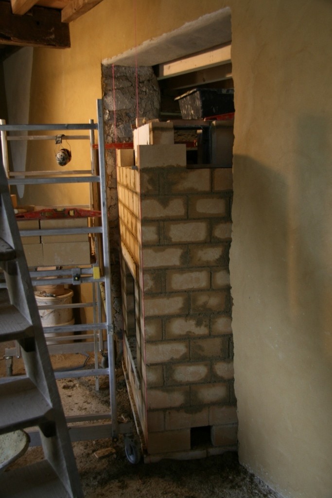 construction du poêle de masse