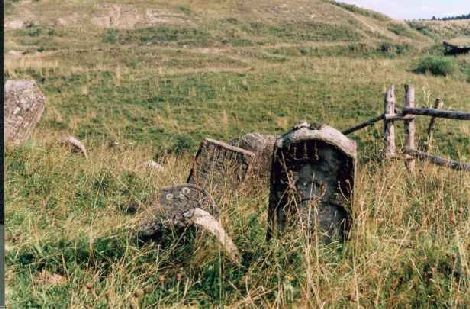 Kirkut w Lutowiskach. 2001 rok.