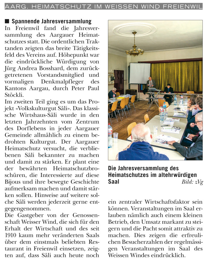 Rundschau, 13. Mai 2015