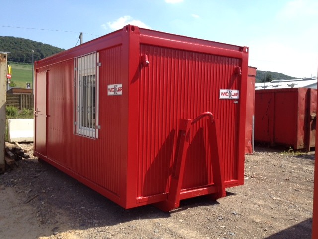 Abrollbürocontainer (Wickler)