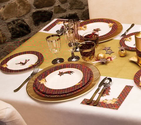 SERVIZIO TAVOLA NATALE SCOTTIS