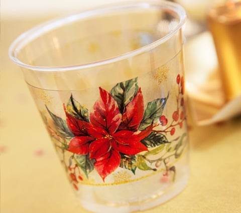 BICCHIERE ROMANTIC NATALE