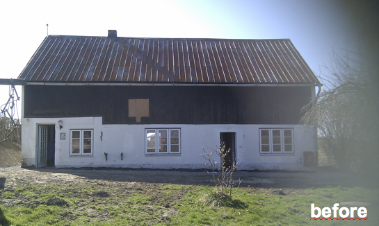 Umfangreiche Sanierung Remise Kreis Schleswig-Flensburg - Vorher - Spilker Architektur Lübeck