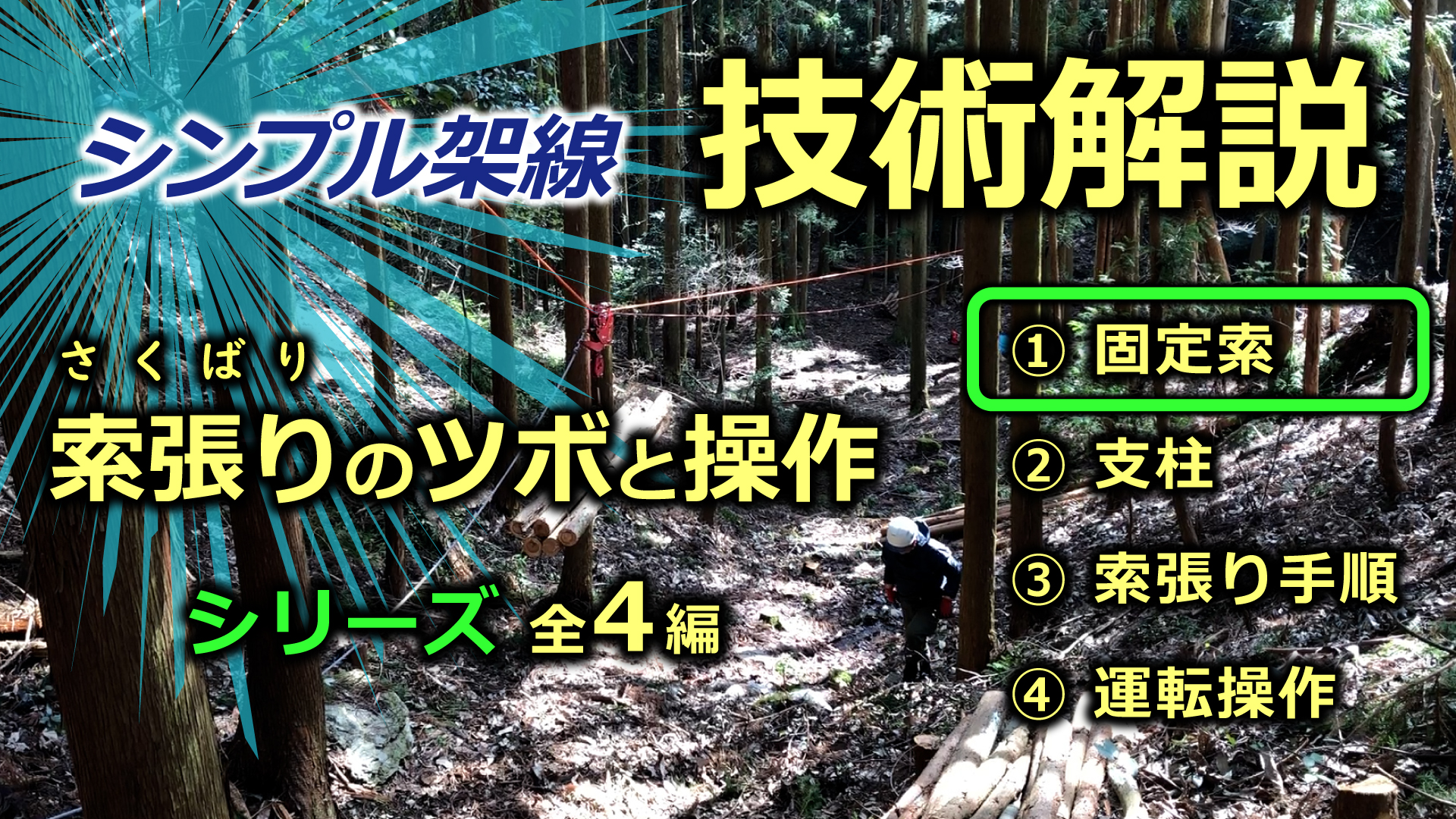 シンプル架線の技術解説を動画にしました
