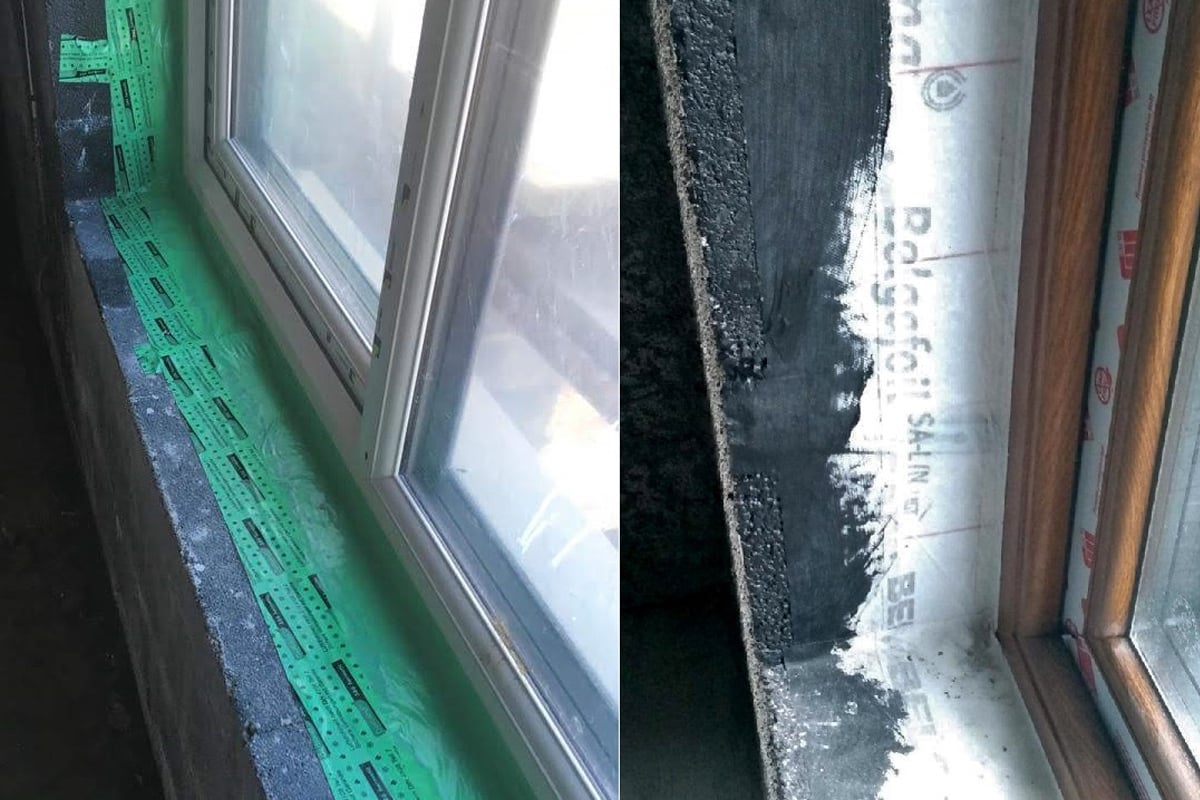 Best practice for taping around windows