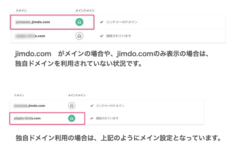 独自ドメインがジンドゥー管理か外部管理が不明な場合はサポートチームへご連絡ください
