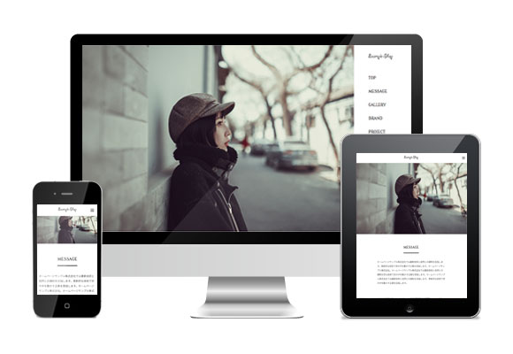 無料レスポンシブHTMLテンプレートNo.096