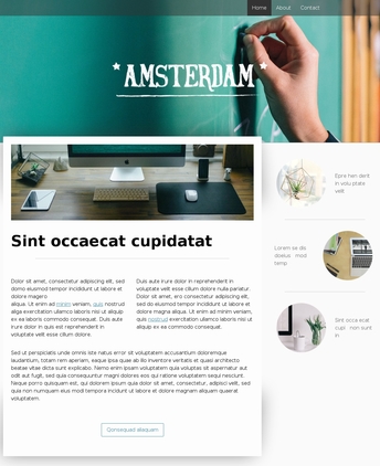 Amsterdamのサンプルサイト