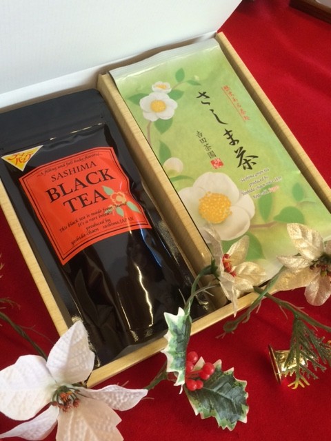 紅茶と高級煎茶