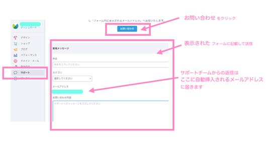 ※画像の手順でいただいたお問い合わせが確認できない状況です