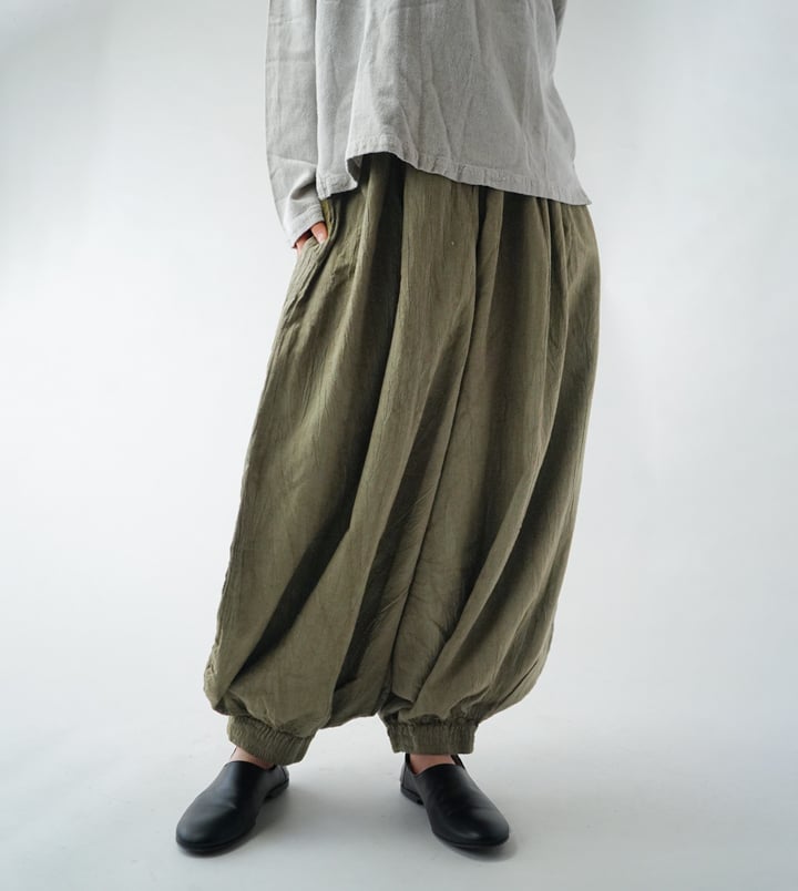 ヂェン先生の日常着 バルーンパンツレギュラー - ANANDASIA