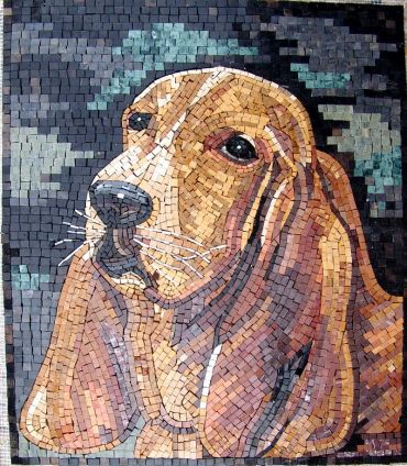 mosaico cane