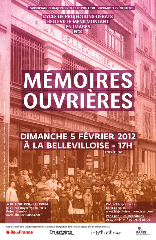 Séance n°8 Mémoires ouvrières