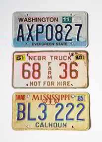 Product, Kentekenplaat, Licenseplate, Amerikaans, Missouri 1997