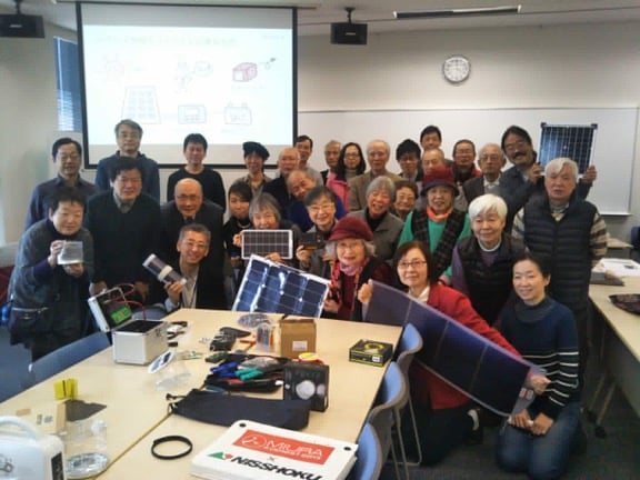 大阪経済大学(淀川区)で実施されたじぶん発電講座