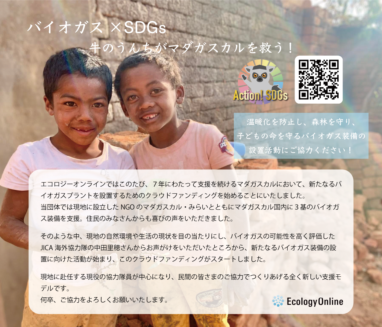 エコロジーオンライン活動継続のための2023年度会費・賛助会費・寄付金のお願い