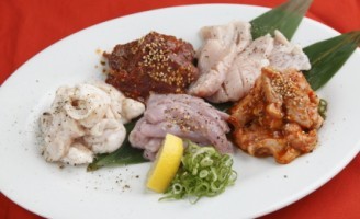 黒豚ホルモン3点盛