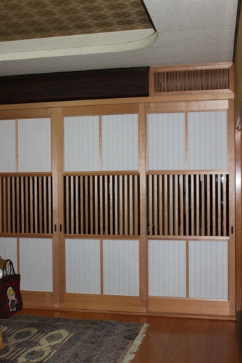 居宅様赤杉の大阪格子