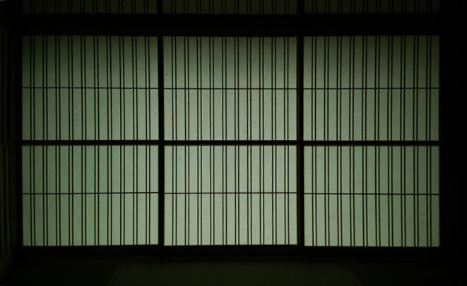 縦繁・幅広　雪見障子