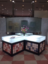 マイドームおおさかの彩り障子の写真