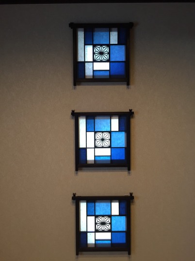 組子細工と京から紙の彩り障子