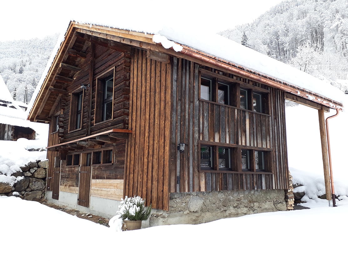 Umbau Stall zum Wohnhaus nachher, Luchsingen