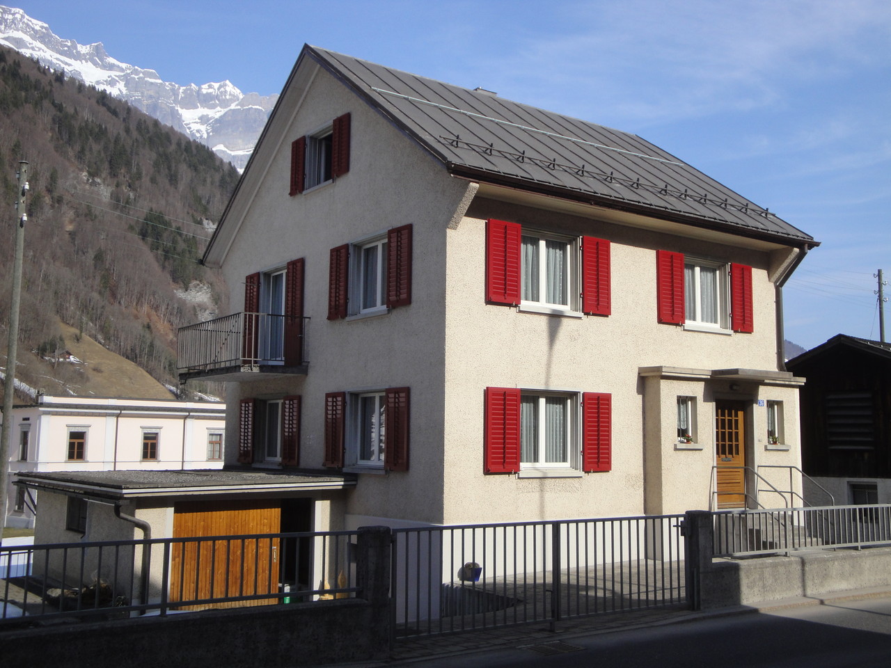 Dachstuhl EFH vorher, Diesbach