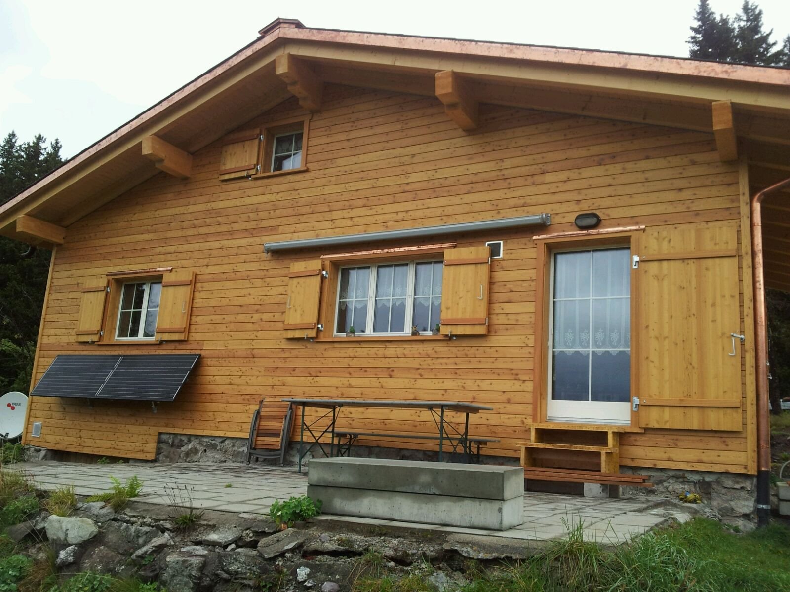 Wiederaufbau Ferienhaus Weissenberge, Matt